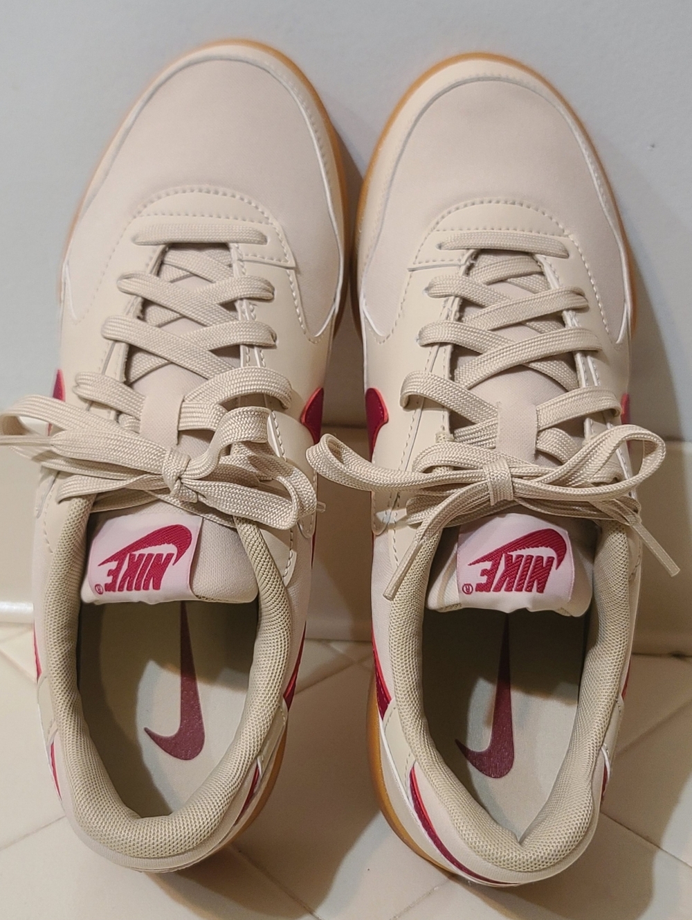 Nike Terra Manta Sanddrift Gum Light Brown Sail Noble Red Women's Size 10 - Picture 5 of 8